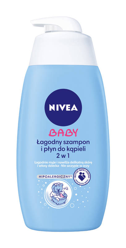 nivea baby szampon i płyn do kąpieli łagodny 2w1