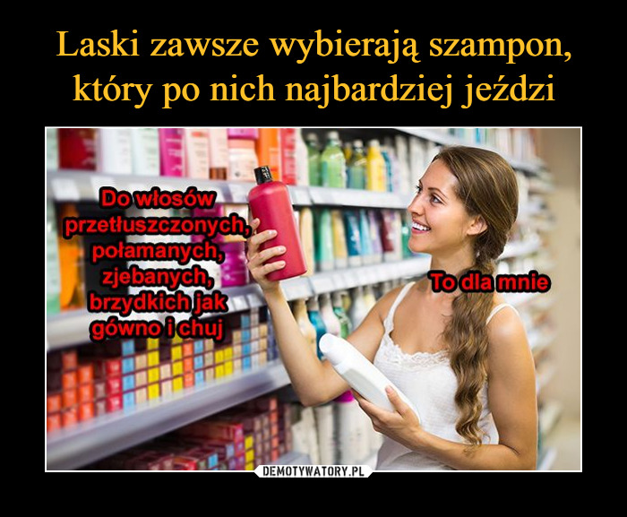 dziewczyny wybierają szampon który po nich jedzie