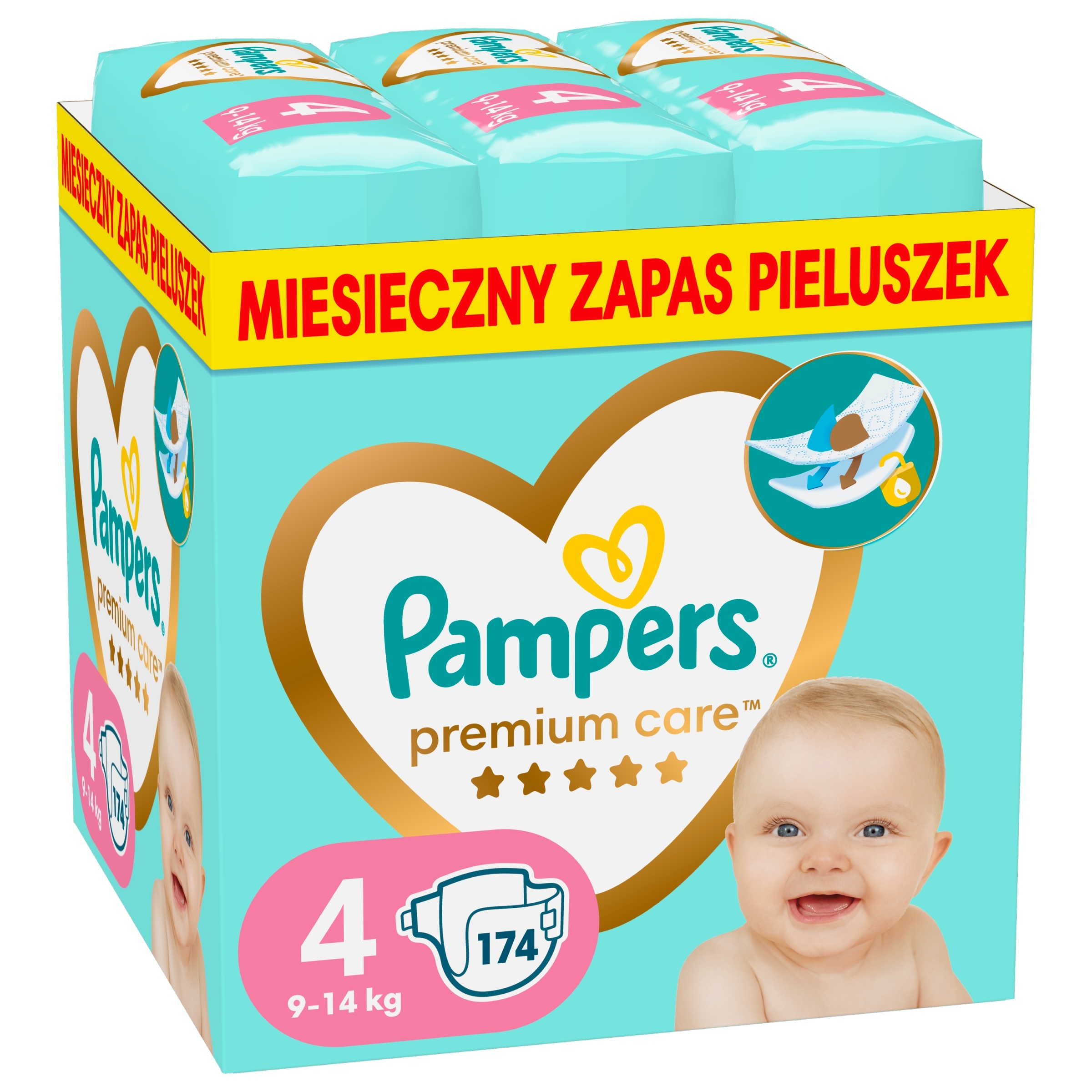 tanie pampersy pampers premium care 1