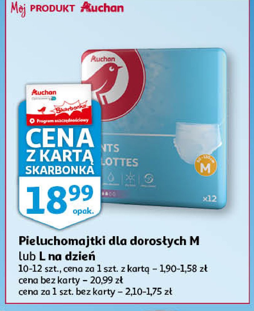 pieluchomajtki w sklepach auchan lodz