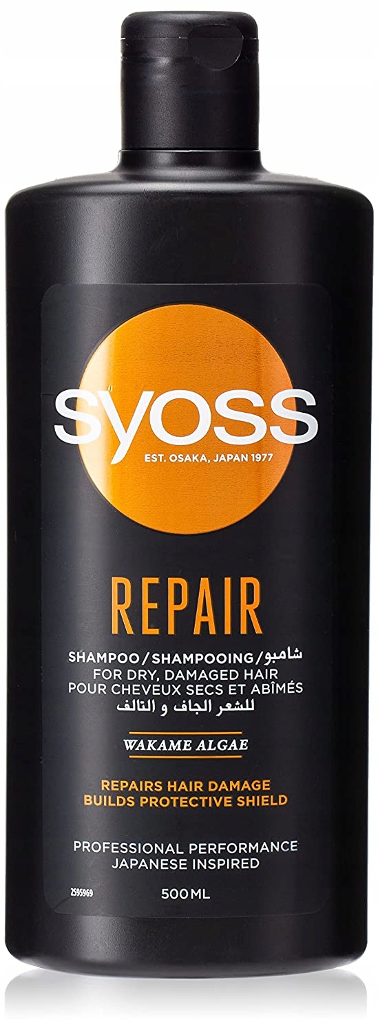 syoss repair therapy szampon do włosów suchych i zniszczonych