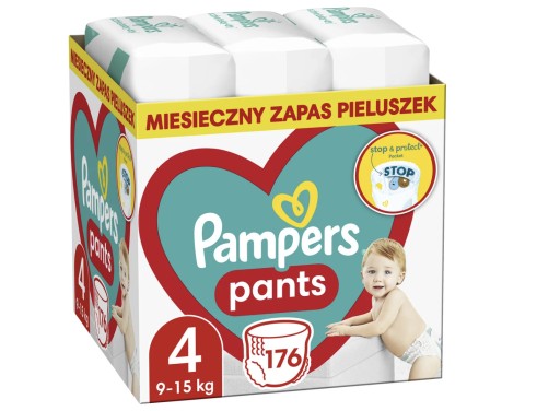 pampers pants 4 176 sztuk