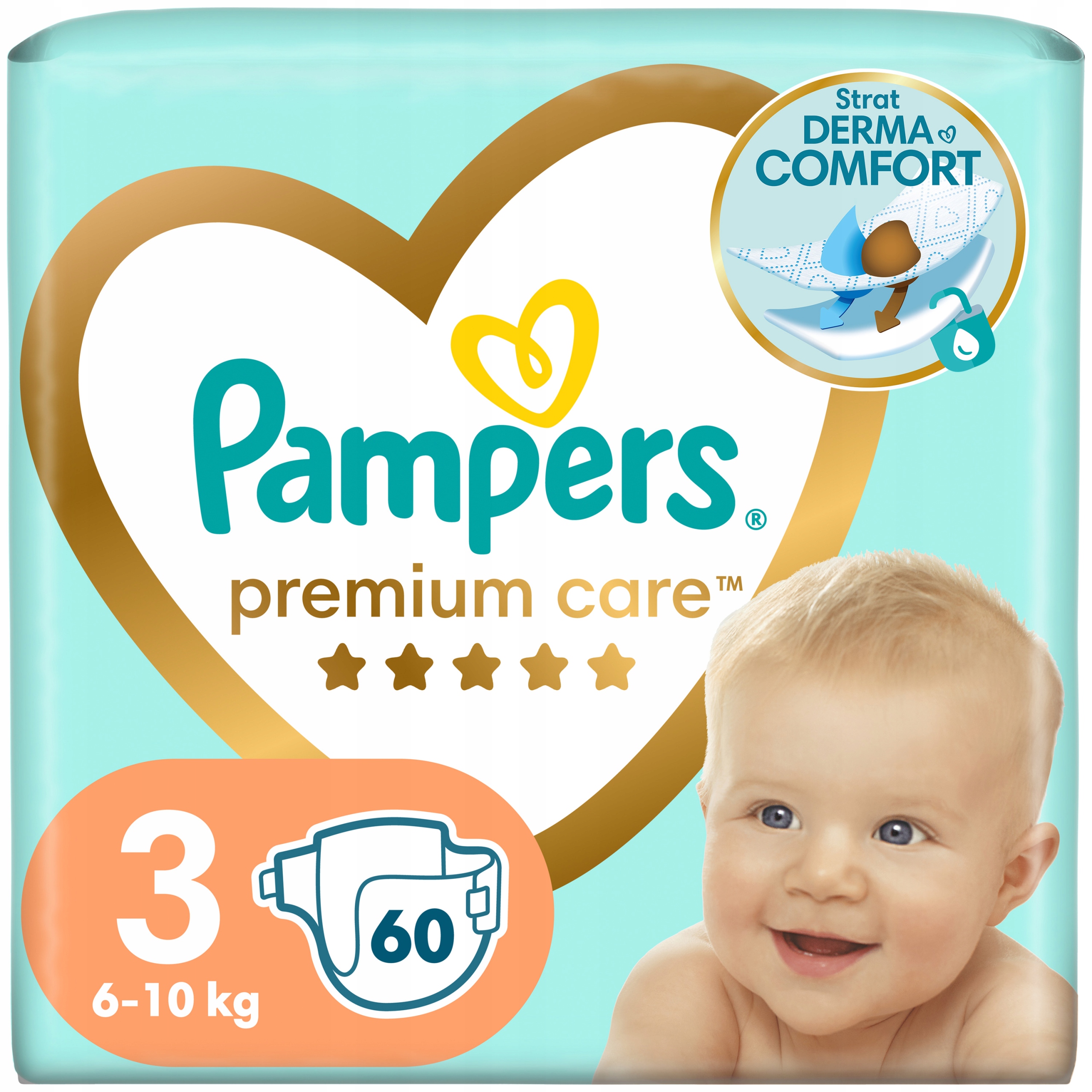 pampers premium care 3 60 szt site allegro.pl