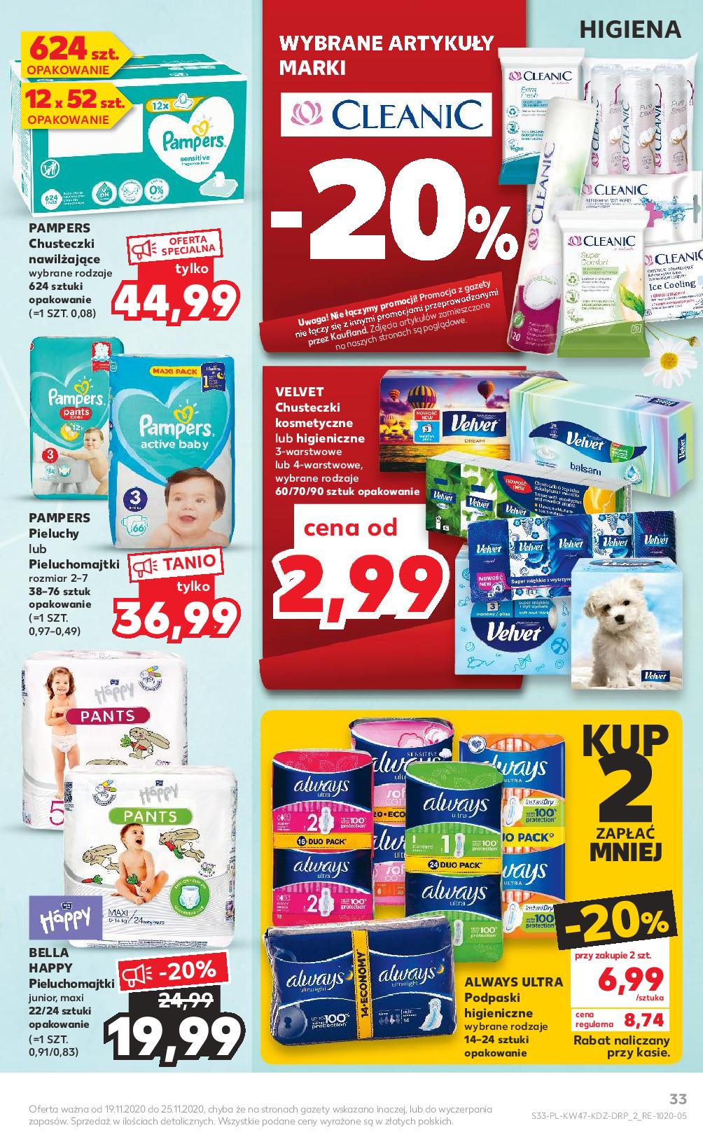 kaufland promocja pampers