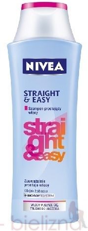 nivea szampon straight & gloss