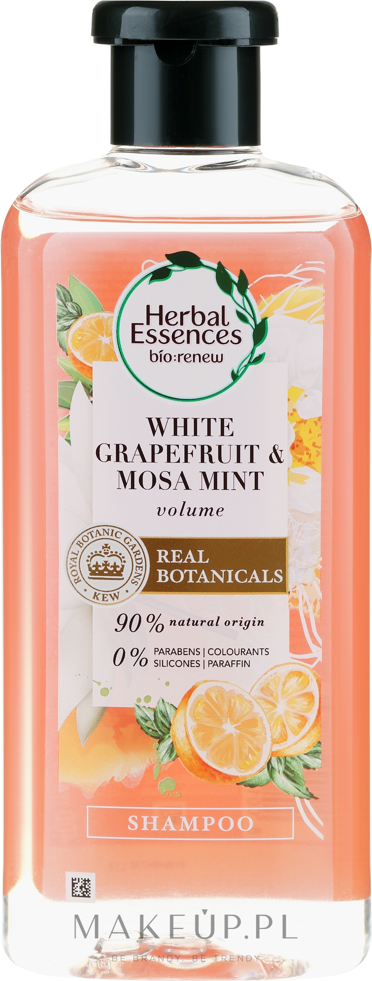 herbal essences szampon do włosów volume white grapefruit mosa mint