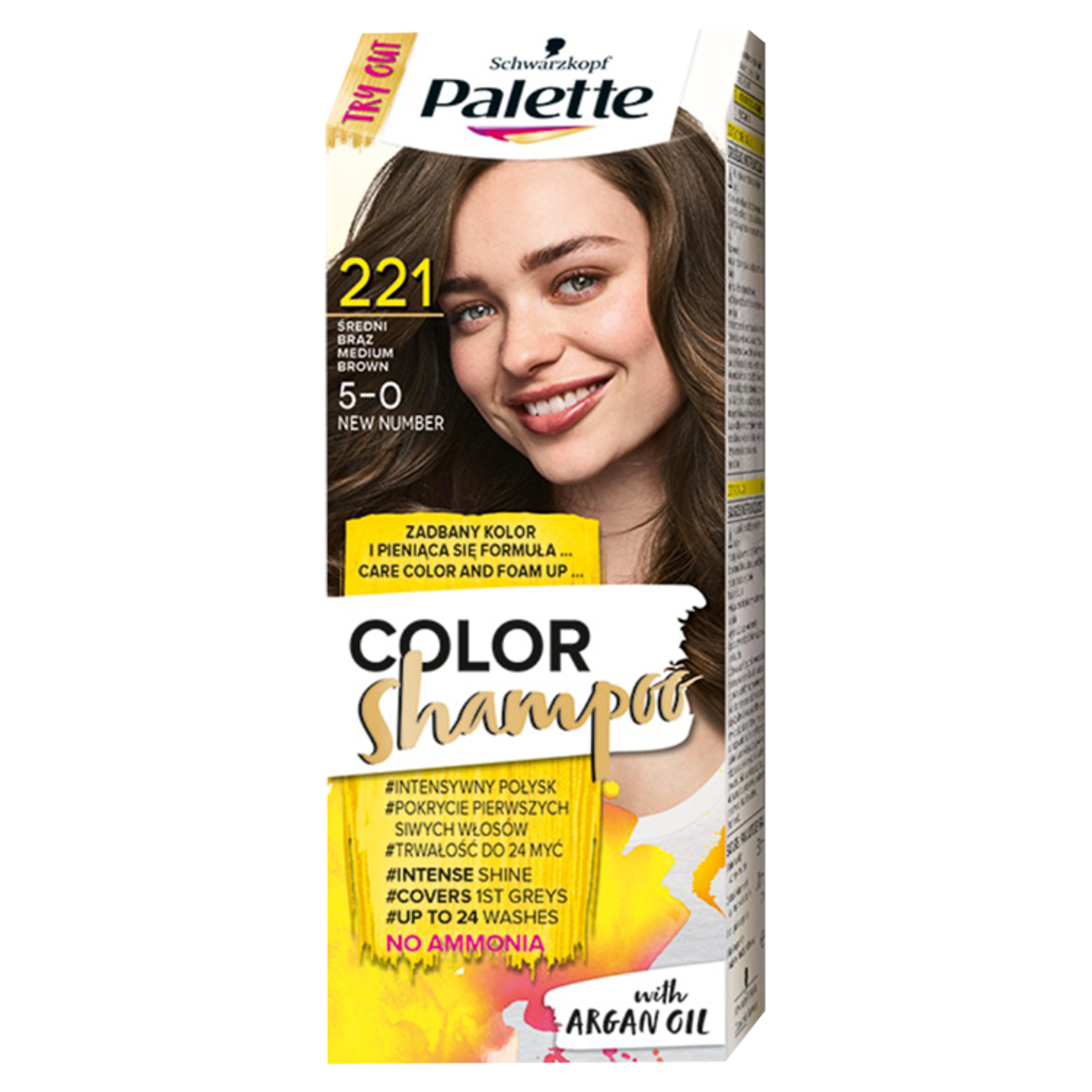 palette szampon koloryzujący paleta kolorów