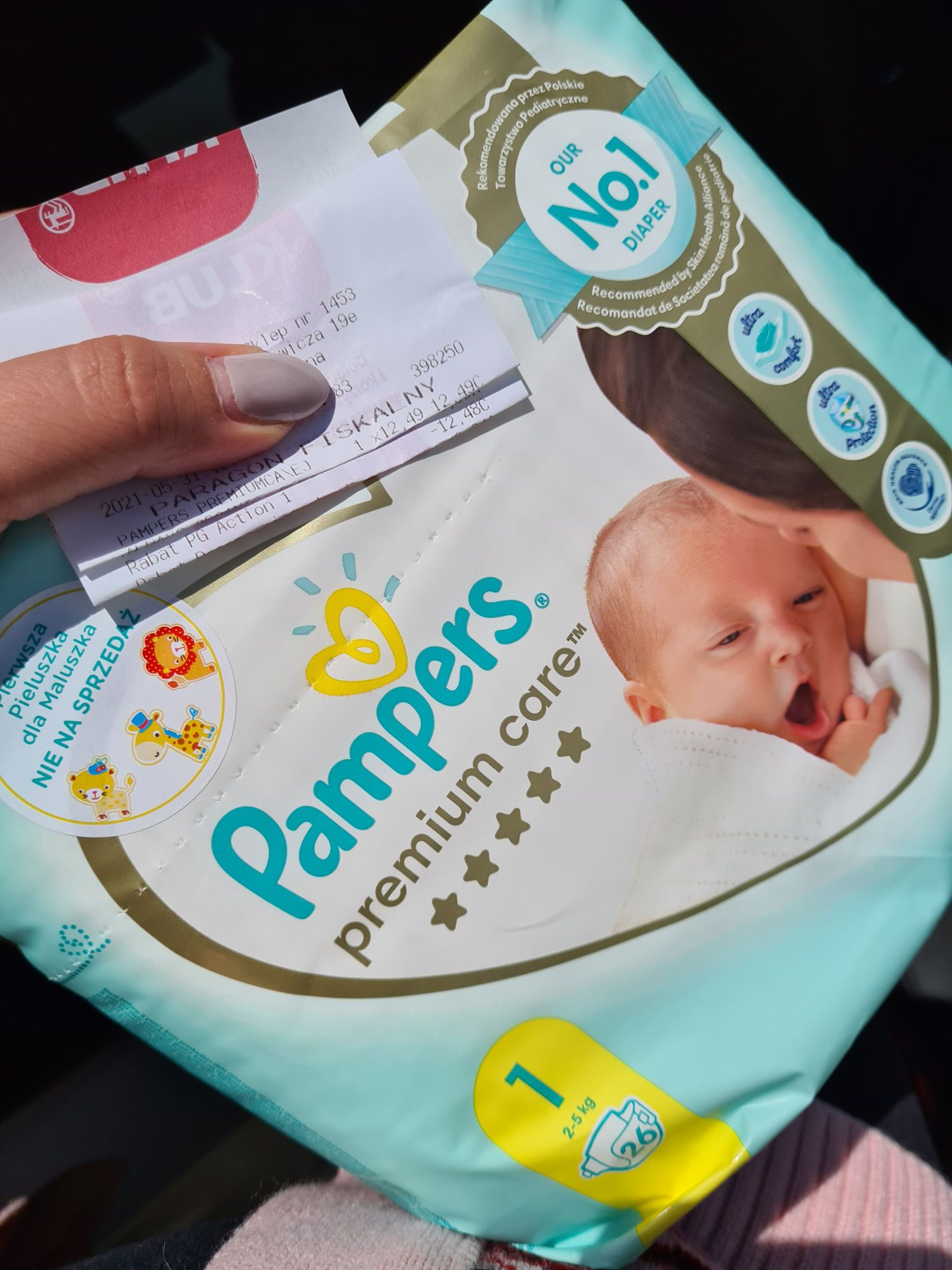 pampers premium care pieluchy rozmiar 1 newborn rossmann