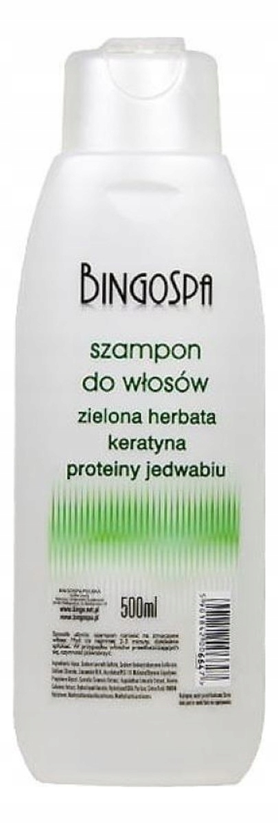 bingospa szampon z odżywką z zielonej herbaty