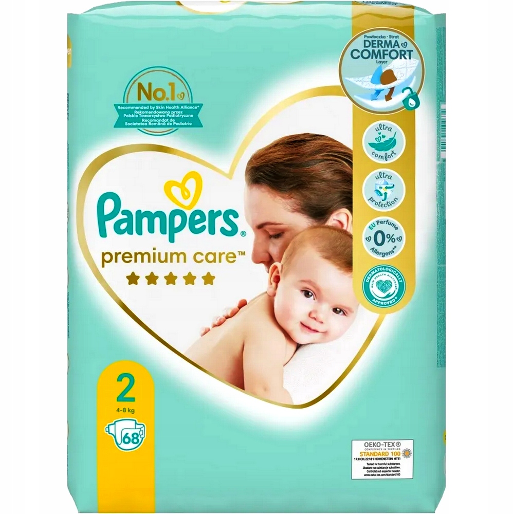 pieluchy pampers premium care 1 newborn 220