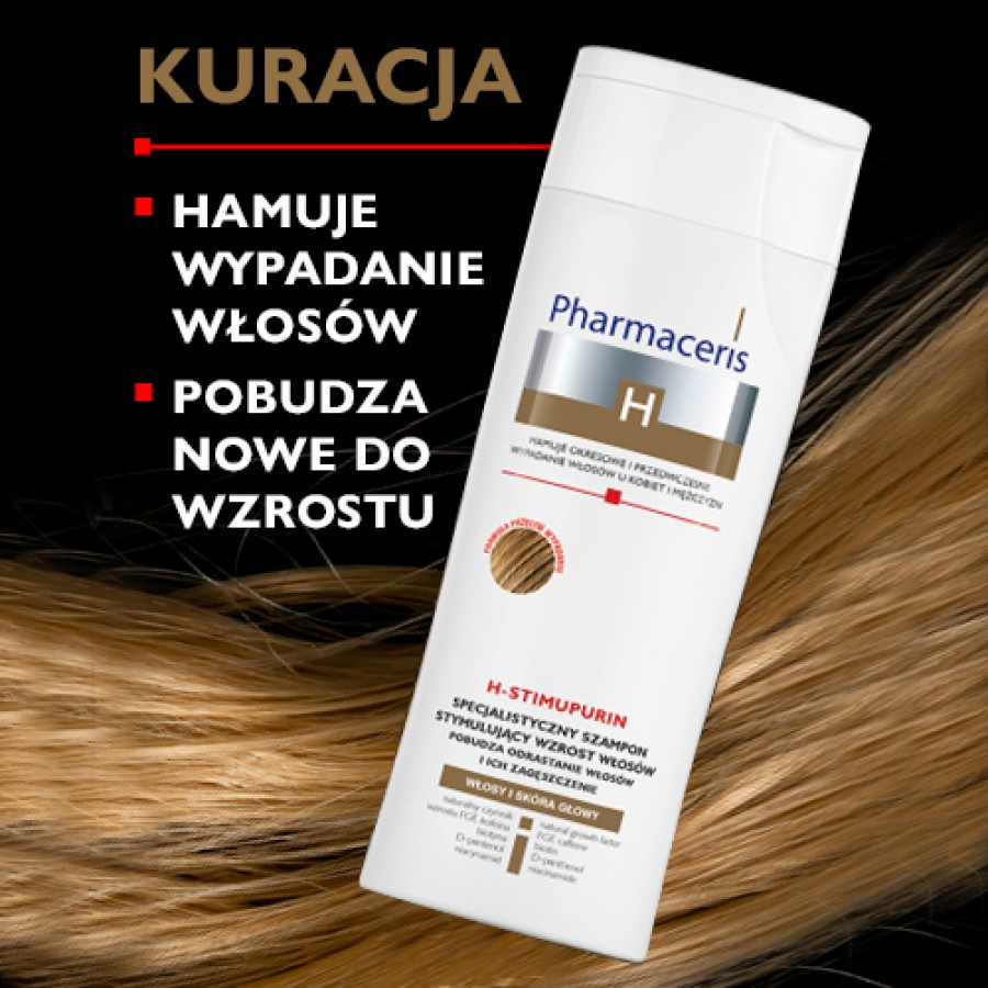 pharmaceris h-stimupurin szampon przyśpieszający wzrost włosów 250ml