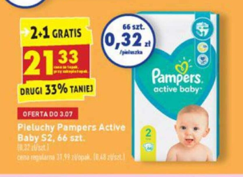 pampers 2 gdzie najtaniej