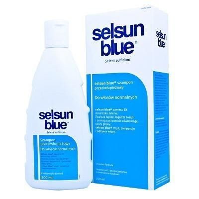 selsun blue szampon leczniczy przeciwłupieżowy do włosów tłustych 200ml