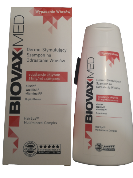 l biotica biovax med dermo stymulujący szampon na odrastanie włosów