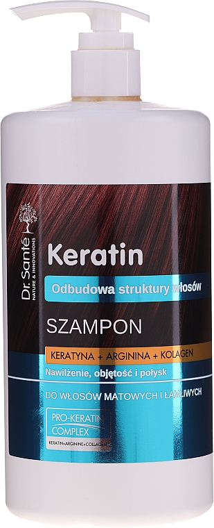 dr sante keratin szampon czy po keratynie stosować