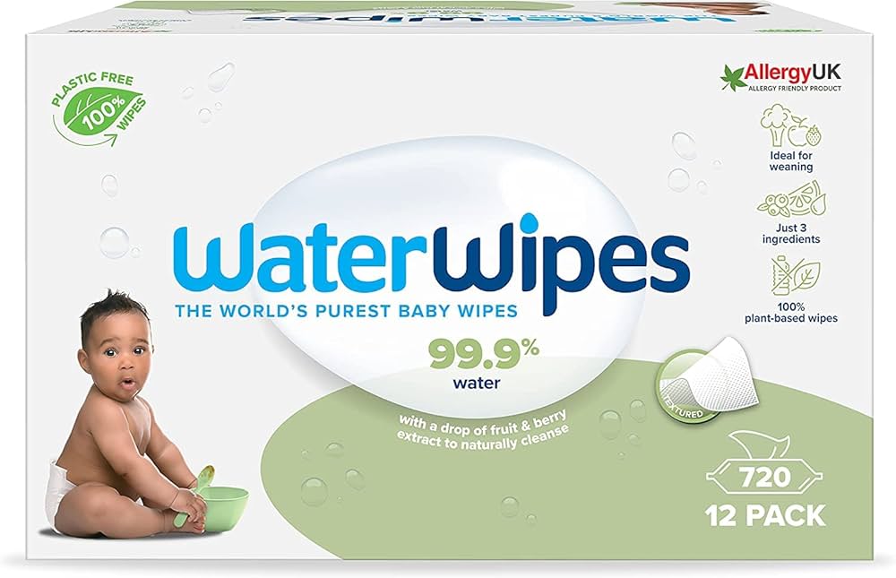 chusteczki dla dzieci nawilżane wodą waterwipes