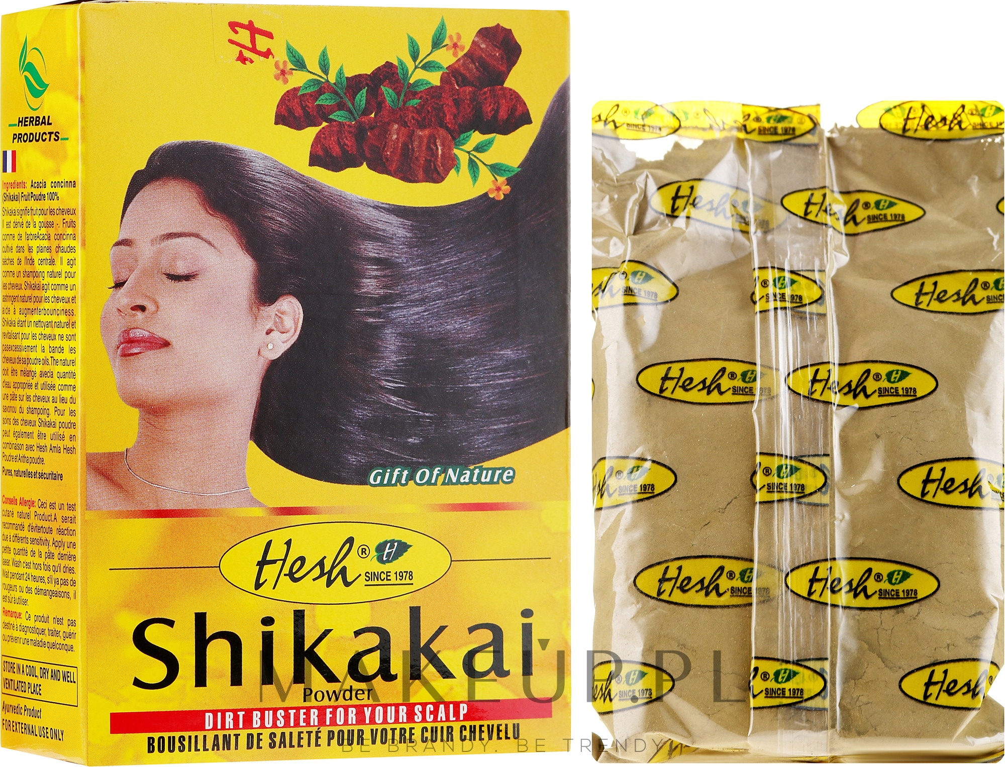 shikakai szampon puder do włosów