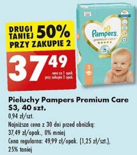 tanie pieluchy pampers wyprzedaże promocje