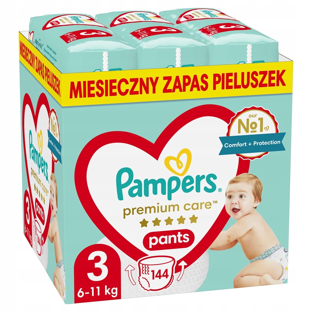 pampers premium care pieluchy rozmiar 3