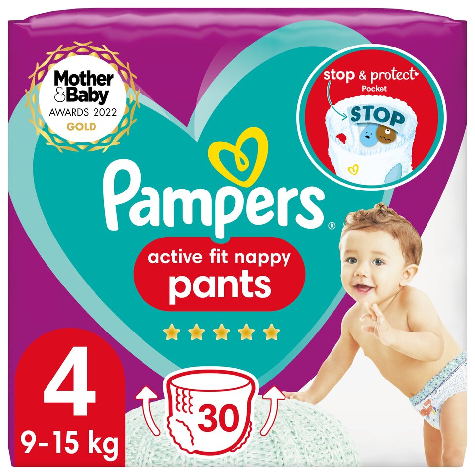 tesco pampers pants size 4