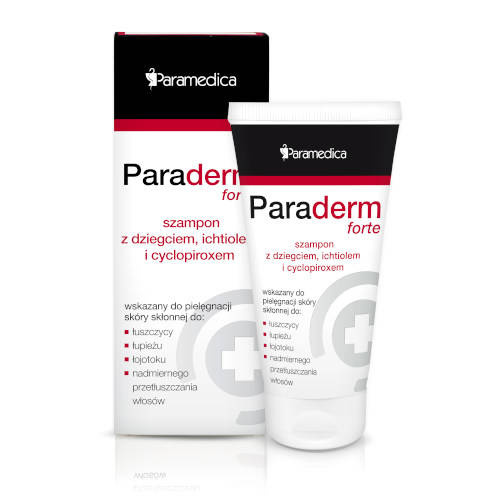 paraderm szampon z dziegciem plus