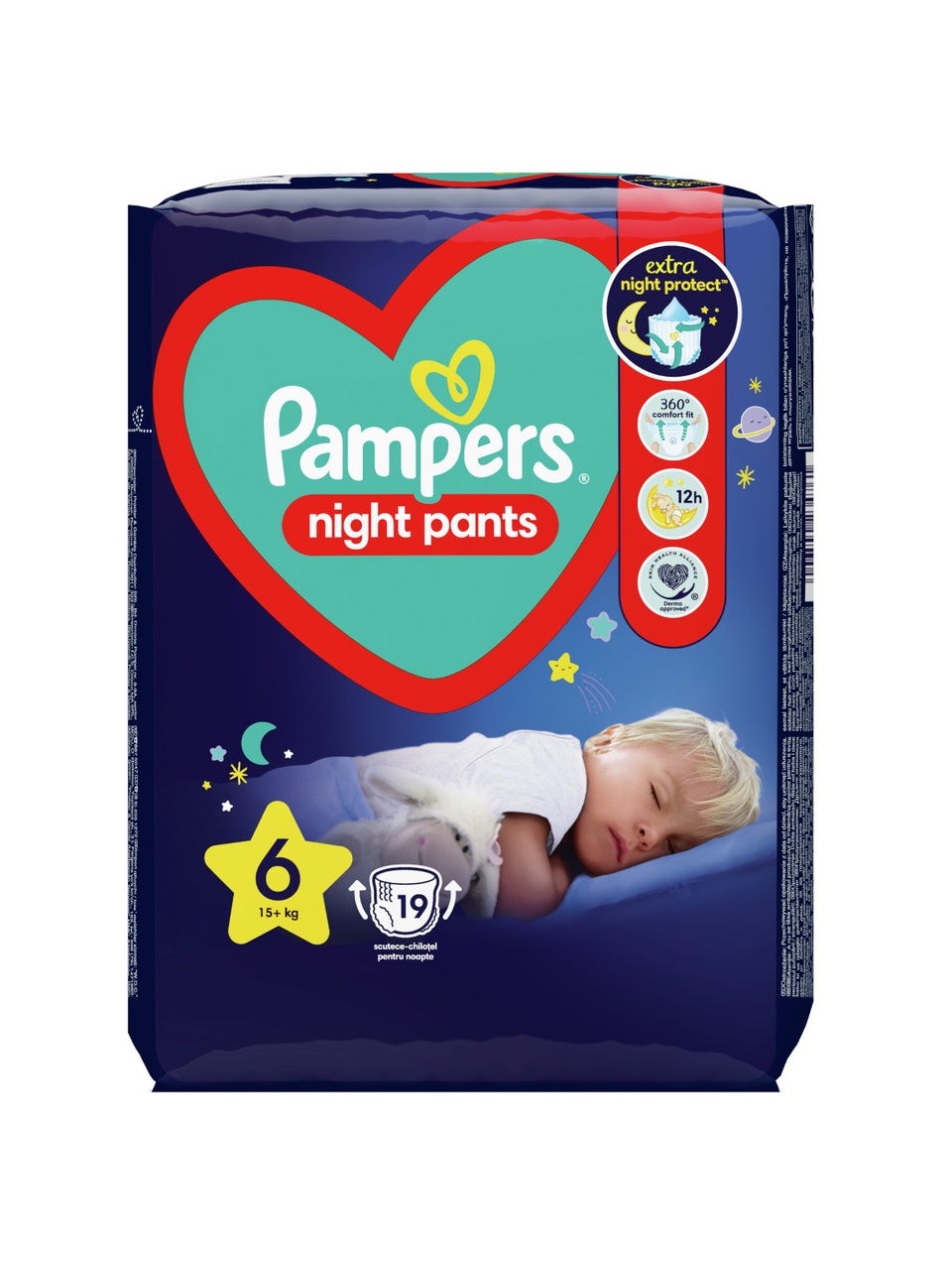 pieluchomajtki pampers 6 19 sztuk