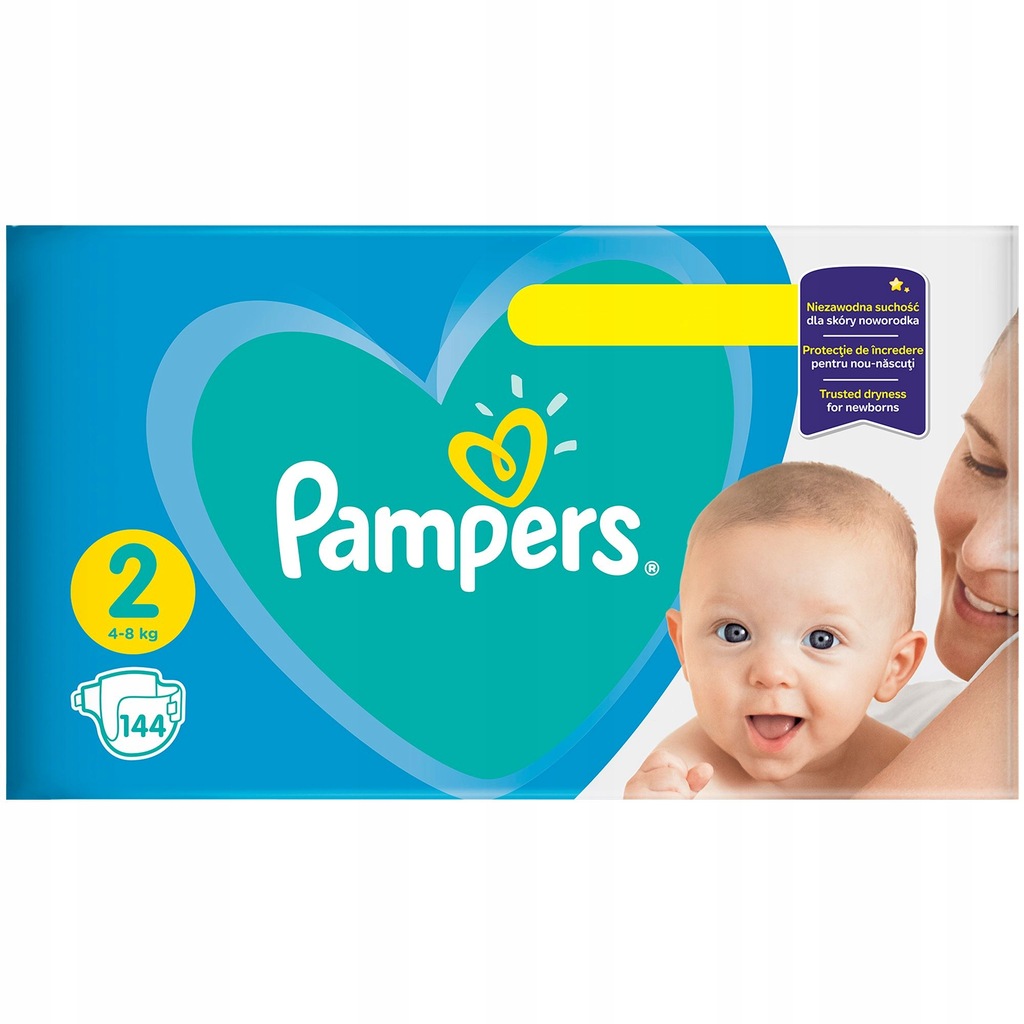 pampers active baby 2 144 szt