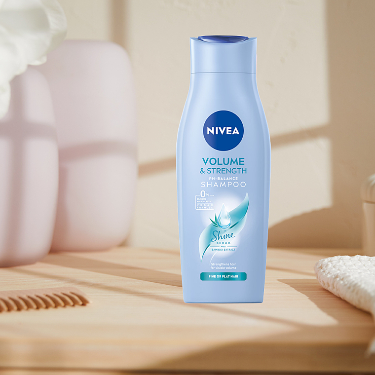 nivea volume care szampon pielęgnujący do włosów cienkich