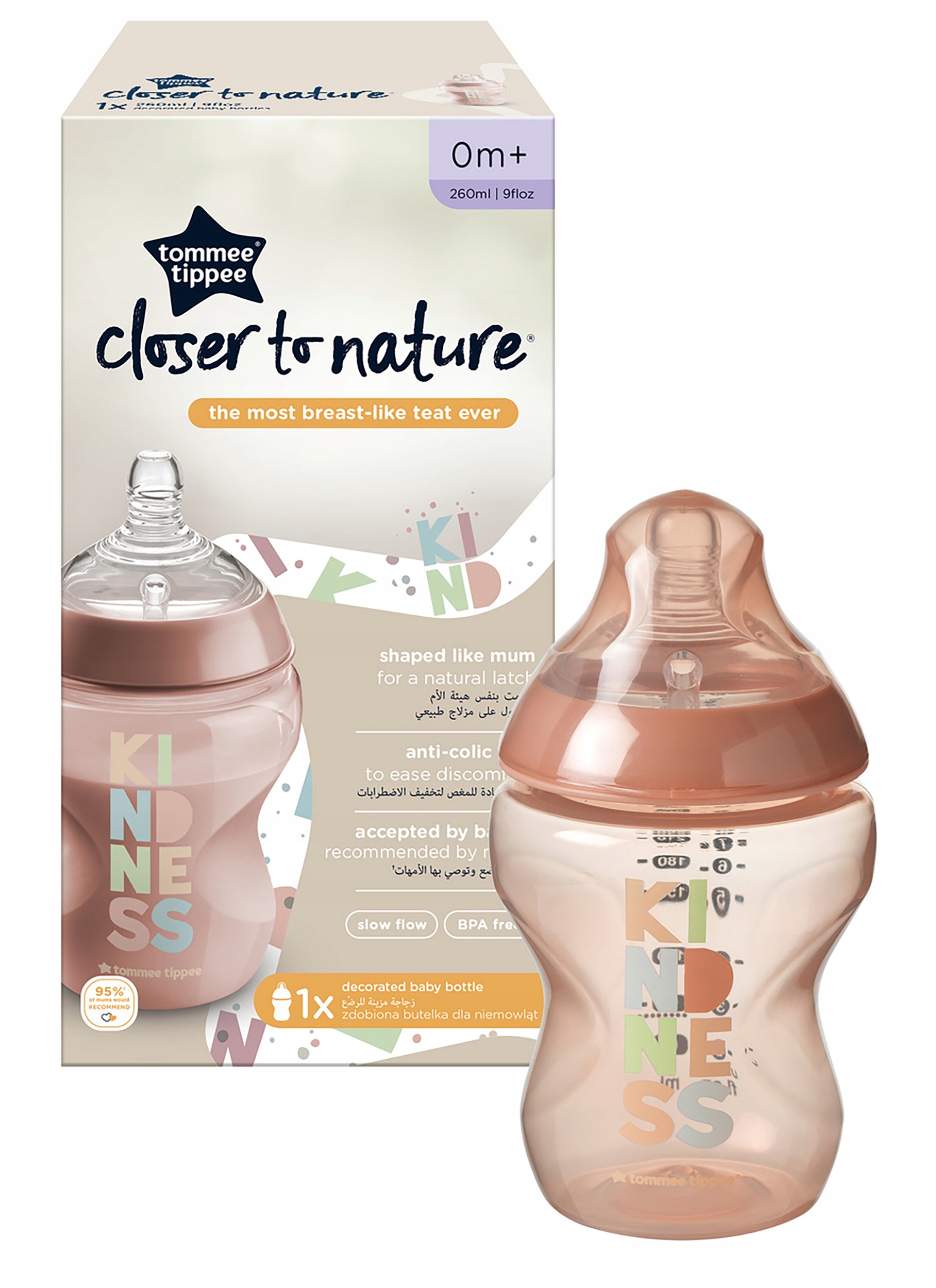 Tommee Tippee Closer To Nature Butelka do karmienia 0m+