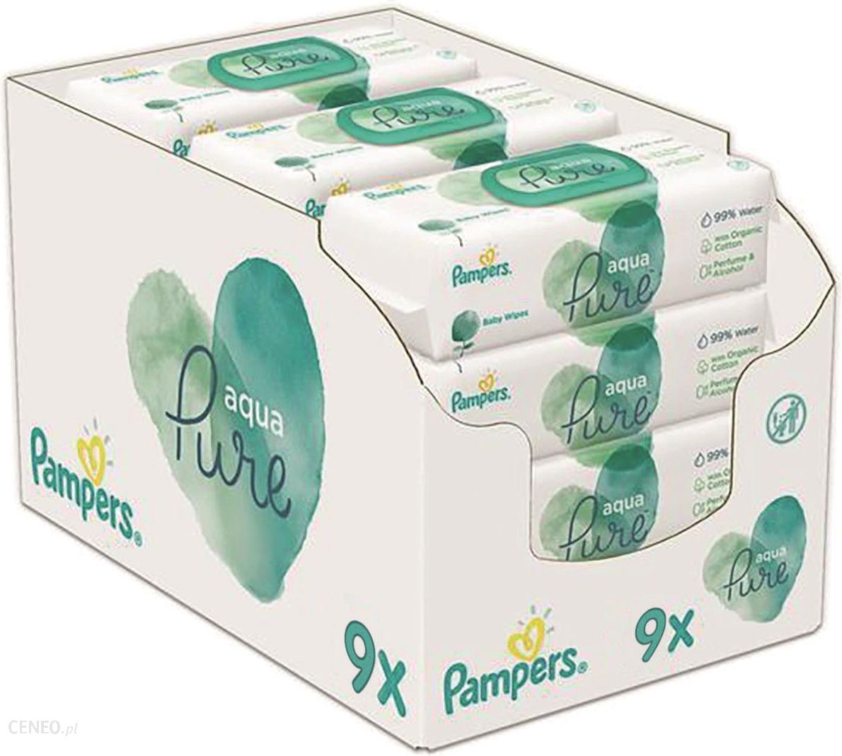 chusteczki pampers aqua pure norwegia