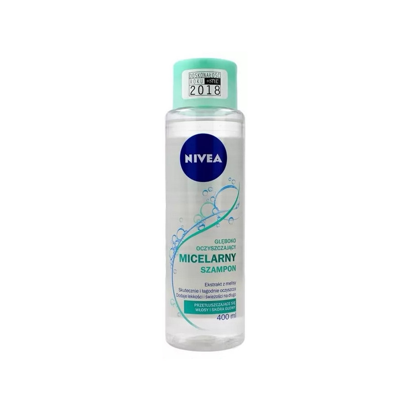 głęboko oczyszczający szampon micelarny 400 ml nivea