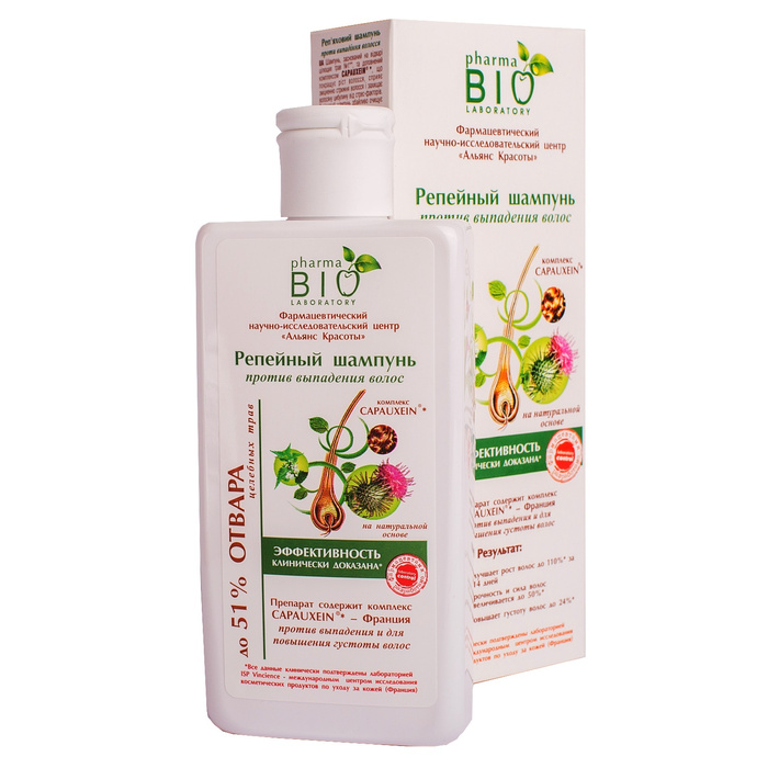 pharma bio szampon łopianowy przeciw wypadaniu włosów 200ml