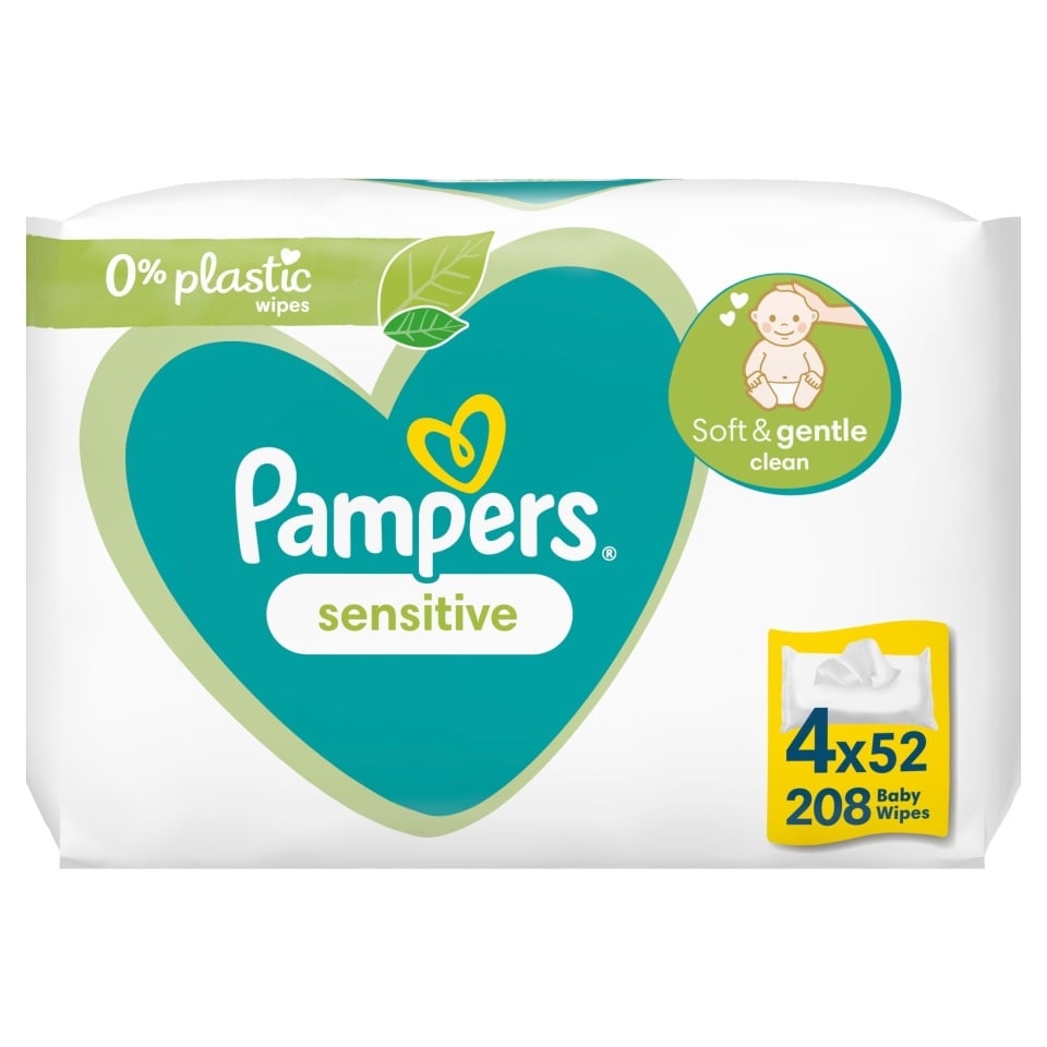 tesco pampers natural clean