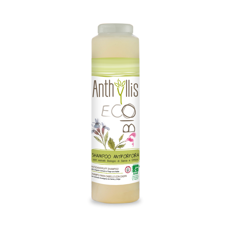 szampon przeciwłupieżowy bardzo delikatny certyfikowany eco bio 250 ml anthyllis