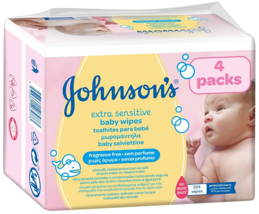 chusteczki nawilżane johnsons baby