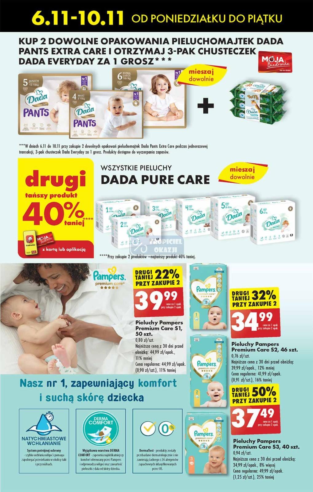 pampers premium care 3 gazetka