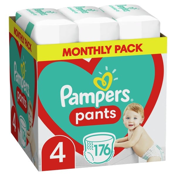 pampers 4 pants 176