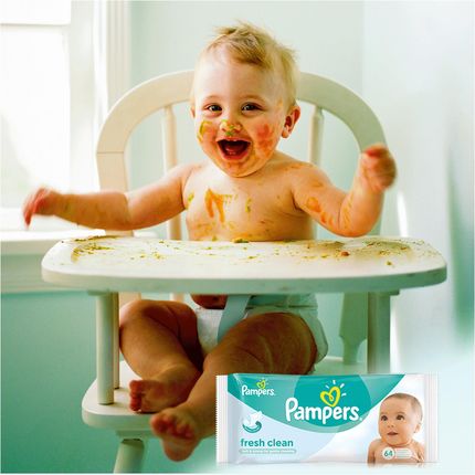 pampers chusteczki nawilżające fresh clean 64 szt