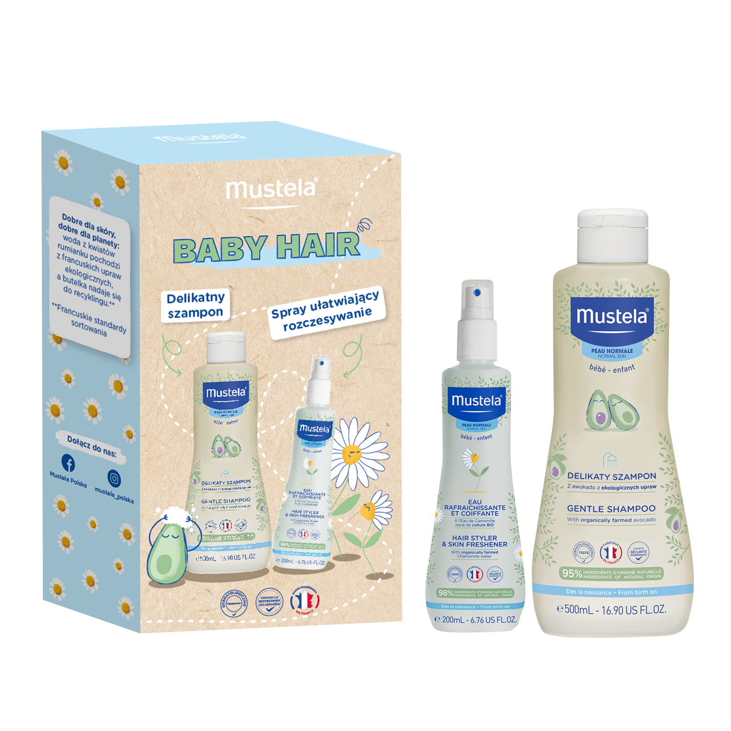 mustela szampon w piance wysusza