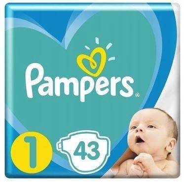 pampers new baby-dry pieluchy rozmiar 1 newborn 43