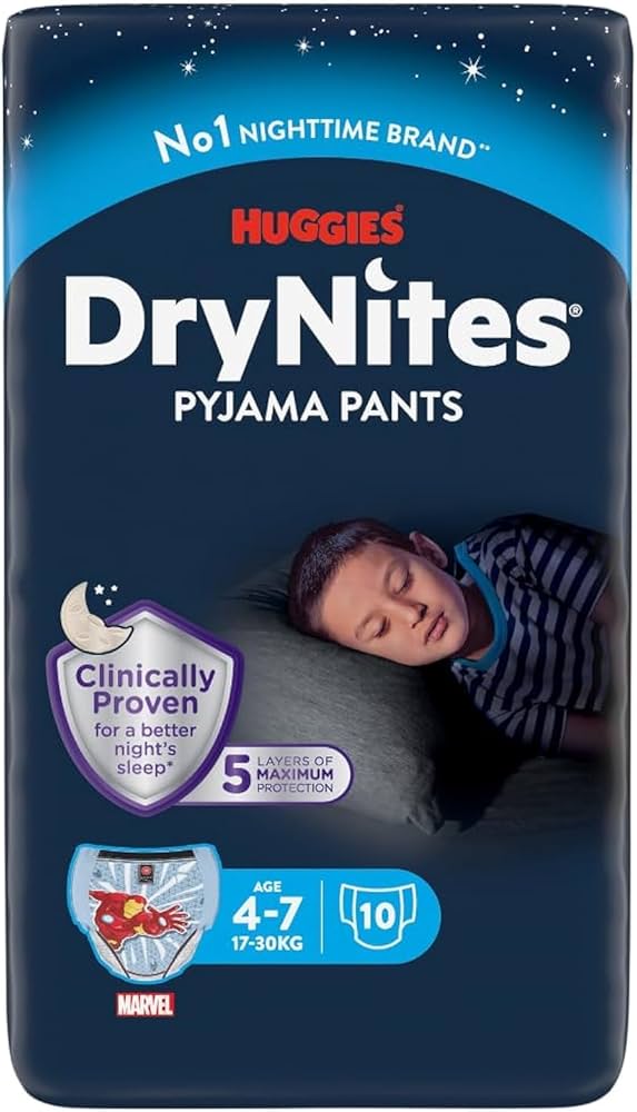 dry nites huggies dla chłopca 7 lat opinie