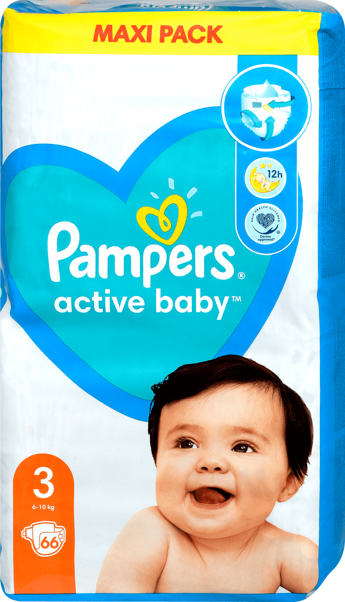 pampers active baby 3 cena