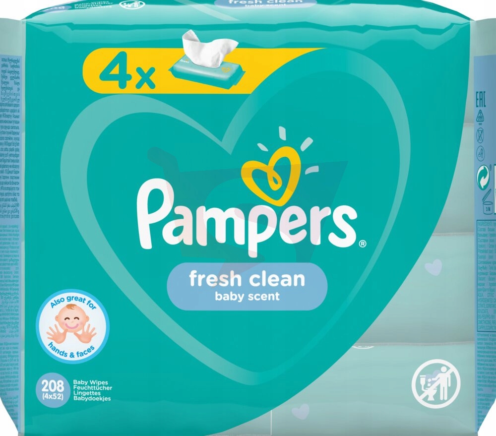 chusteczki do mycia pampers fresh clean