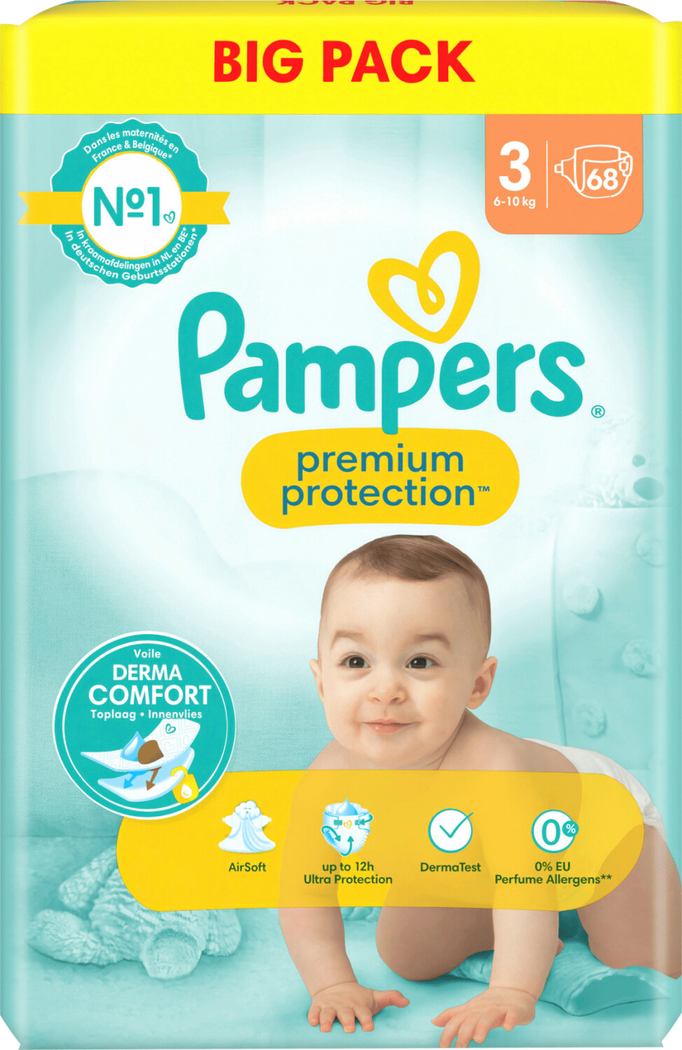 pampers 3 68 szt