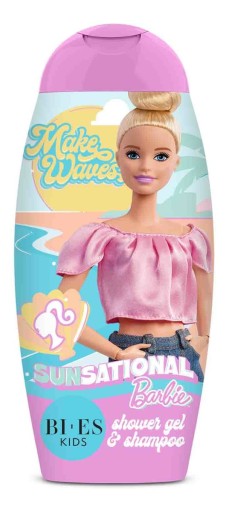 bi-es szampon i żel pod prysznic 2w1 barbie fashio