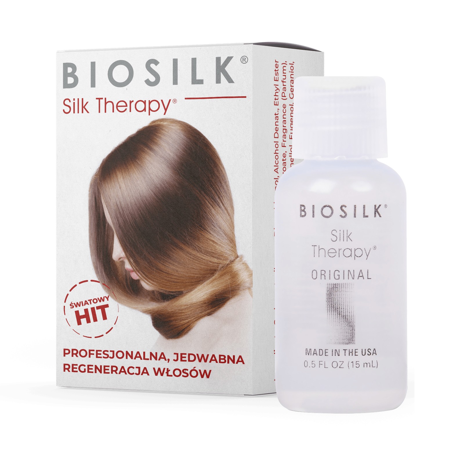 biosilk silk therapy odżywka do włosów regenerująca 15 ml