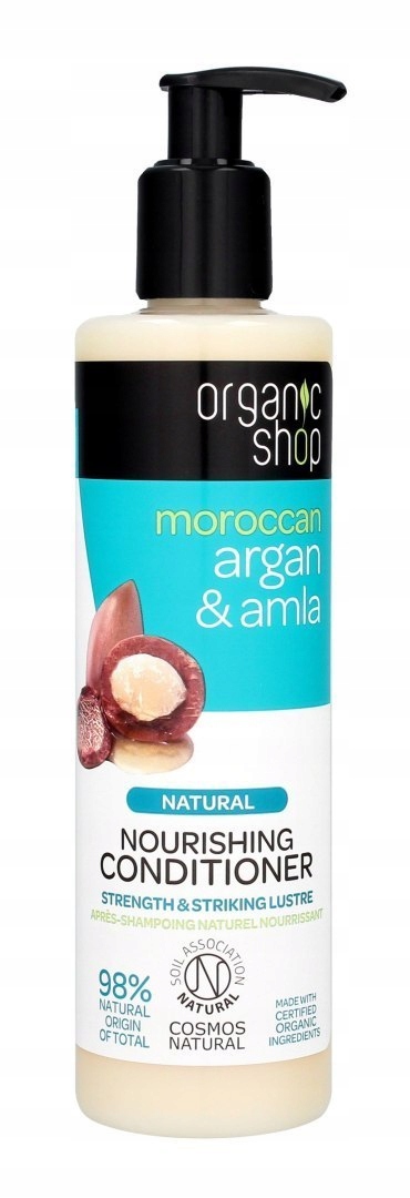 organic shop odżywka do włosów argan&amla