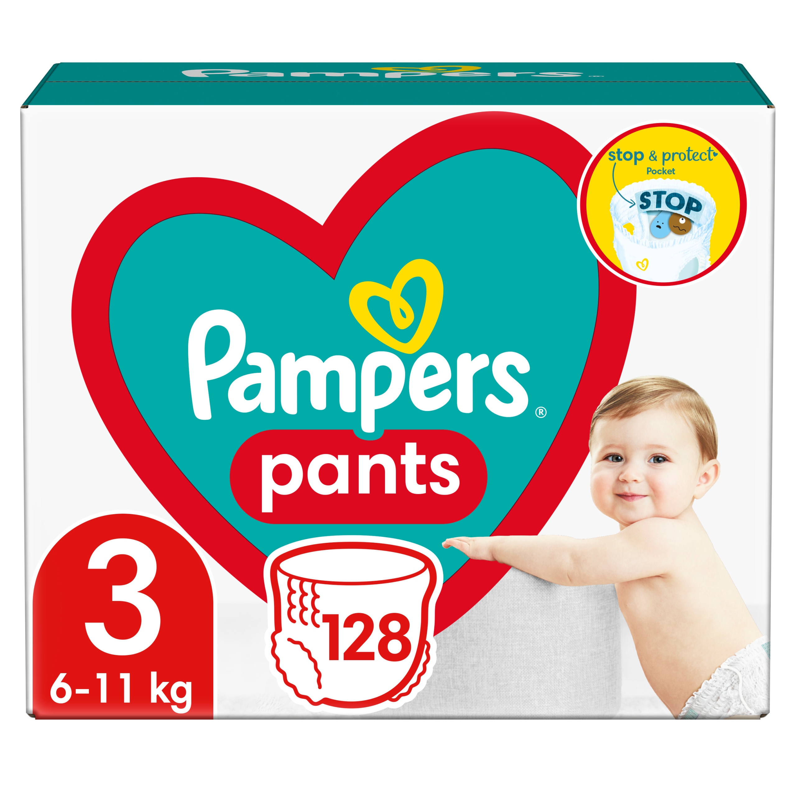 rozmiary pampers mega box