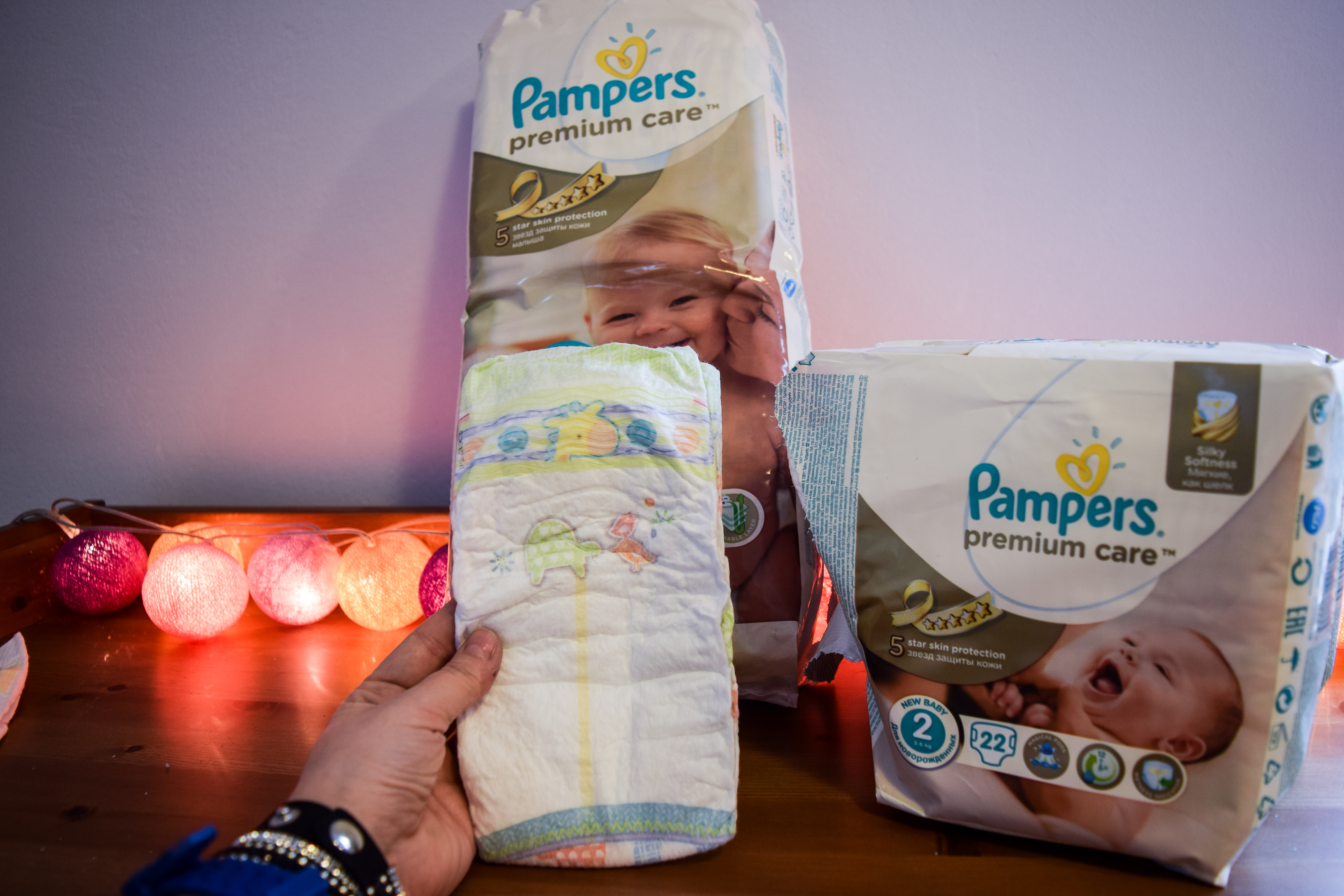 pampers premium care jak widac ze pielucha zasikana