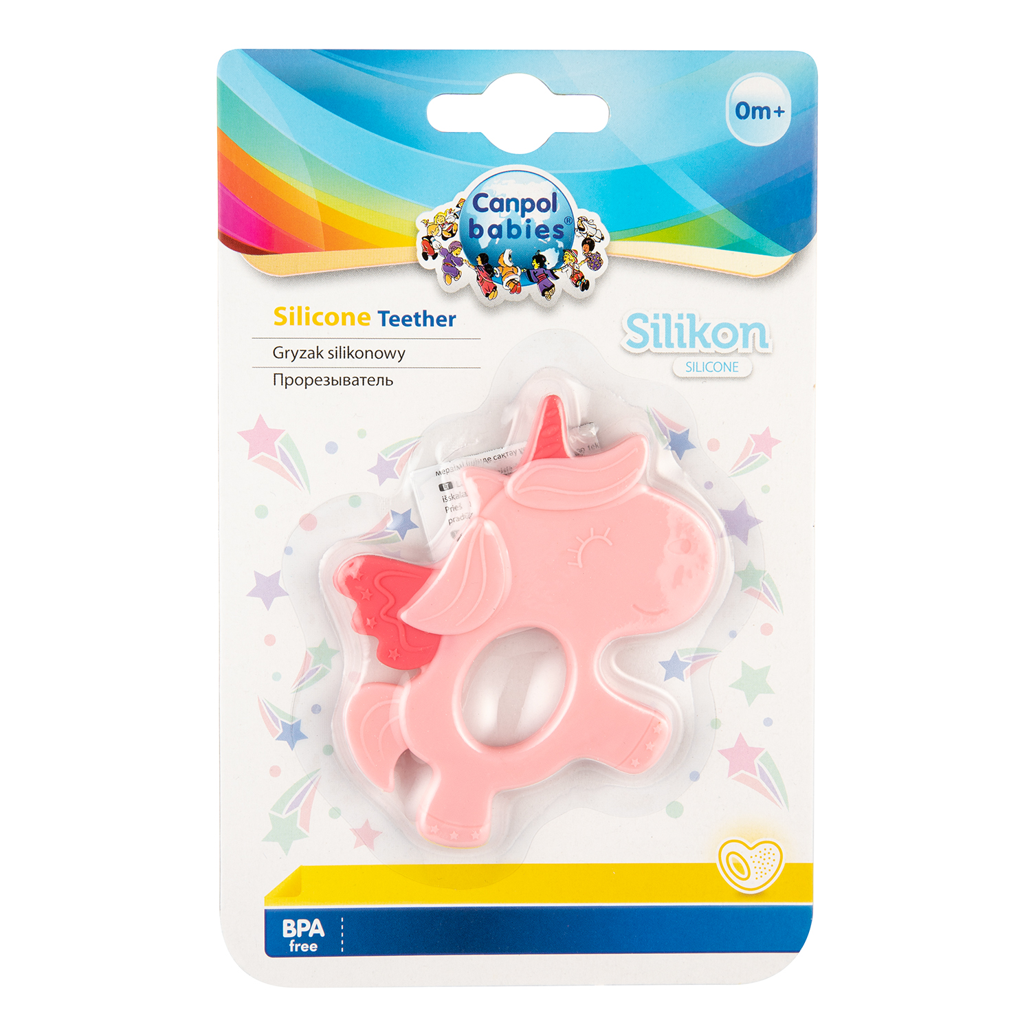 Canpol Babies 51/007 Różowy silikonowy gryzak